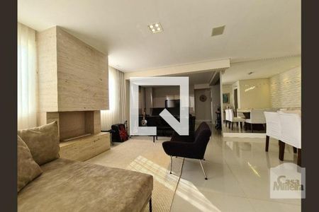 Sala  de casa à venda com 4 quartos, 300m² em Mangabeiras, Belo Horizonte