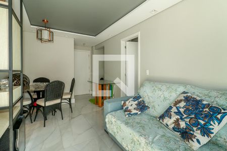 Sala de apartamento à venda com 1 quarto, 50m² em Petrópolis, Porto Alegre