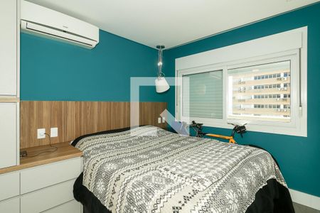 Quarto Suíte de apartamento à venda com 1 quarto, 50m² em Petrópolis, Porto Alegre