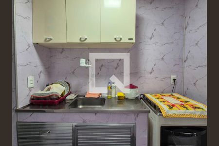 cozinha de apartamento à venda com 1 quarto, 30m² em Vargem Grande, Rio de Janeiro