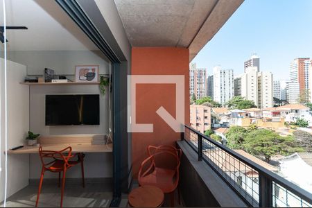 Varanda de apartamento para alugar com 1 quarto, 27m² em Perdizes, São Paulo