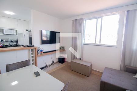 Sala de apartamento à venda com 2 quartos, 54m² em Filadélfia, Betim