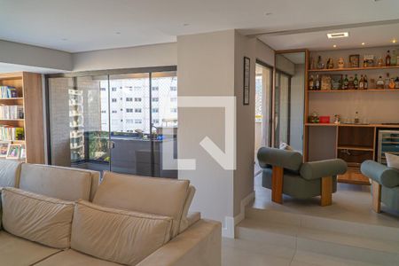 Sala de apartamento para alugar com 3 quartos, 237m² em Vila Andrade, São Paulo