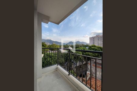 Varanda da Sala de apartamento para alugar com 2 quartos, 54m² em São Cristóvão, Rio de Janeiro