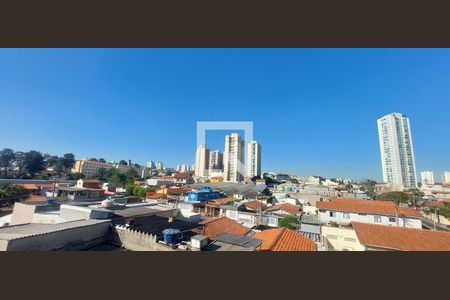 Vista Sala de apartamento para alugar com 2 quartos, 77m² em Vila Scarpelli, Santo André