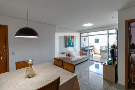 Sala de apartamento à venda com 3 quartos, 105m² em Buritis, Belo Horizonte