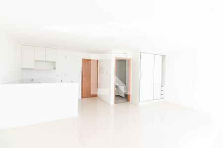 Cozinha Americana - Sala de apartamento para alugar com 1 quarto, 81m² em Shcgn 703, Brasília