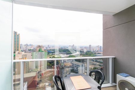 Varanda de kitnet/studio à venda com 1 quarto, 23m² em Sé, São Paulo