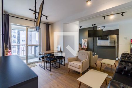 Sala de apartamento à venda com 2 quartos, 56m² em Vila Andrade, São Paulo