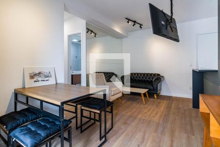 Sala de apartamento à venda com 2 quartos, 56m² em Vila Andrade, São Paulo