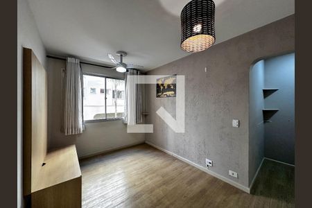 Sala de apartamento à venda com 1 quarto, 42m² em Brooklin, São Paulo