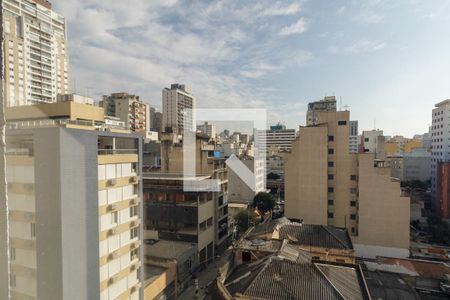 Vista do Studio de kitnet/studio para alugar com 1 quarto, 23m² em República, São Paulo