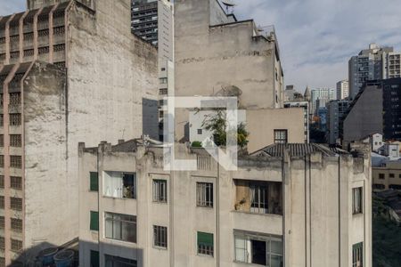 Vista da Sala de apartamento para alugar com 1 quarto, 31m² em República, São Paulo
