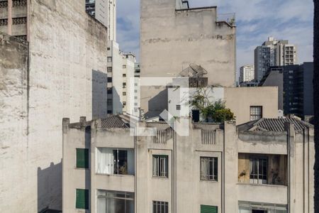 Vista da Sala de apartamento para alugar com 1 quarto, 33m² em República, São Paulo