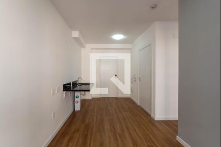 Sala - Cozinha Integrada de kitnet/studio para alugar com 1 quarto, 32m² em Vila Gumercindo, São Paulo