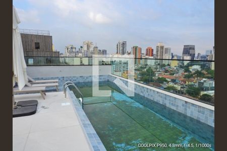 Área comum - Piscina de kitnet/studio à venda com 1 quarto, 23m² em Pinheiros, São Paulo