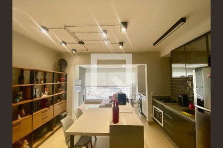 Sala/Cozinha de apartamento para alugar com 1 quarto, 44m² em Belenzinho, São Paulo