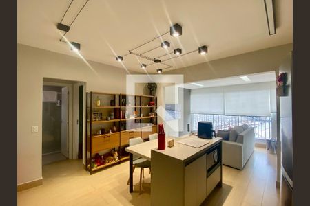 Sala/Cozinha de apartamento para alugar com 1 quarto, 44m² em Belenzinho, São Paulo