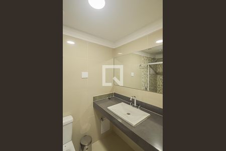 Banheiro de apartamento para alugar com 1 quarto, 33m² em Centro, São Bernardo do Campo