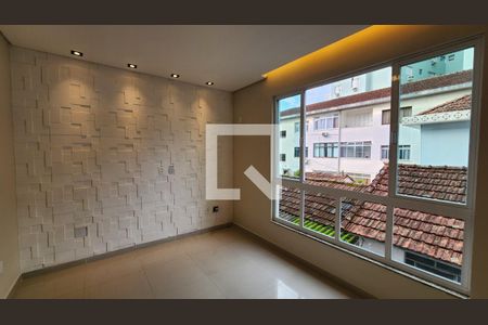 Detalhe Sala de apartamento para alugar com 3 quartos, 136m² em Campo Grande, Santos