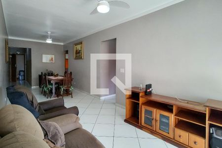 Sala  de apartamento para alugar com 3 quartos, 98m² em Guilhermina, Praia Grande