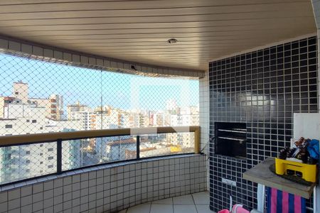 Varanda gourmet de apartamento para alugar com 3 quartos, 120m² em Guilhermina, Praia Grande