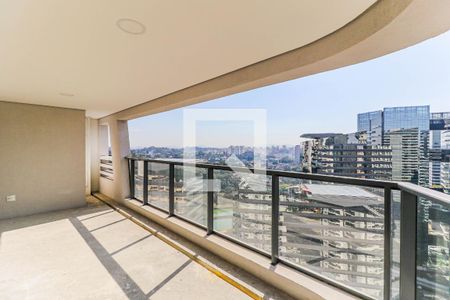 Varanda de apartamento à venda com 3 quartos, 134m² em Chácara Santo Antônio (zona Sul), São Paulo