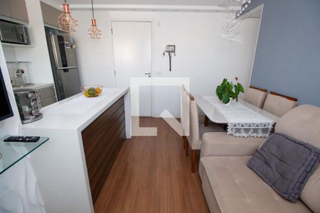 Sala / Cozinha de apartamento à venda com 2 quartos, 40m² em Jardim Taboao, São Paulo