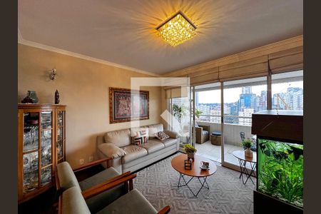 Sala de apartamento à venda com 3 quartos, 117m² em Brooklin Paulista, São Paulo