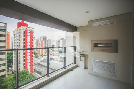 Varanda Gourmet de apartamento à venda com 3 quartos, 80m² em Vila Clementino, São Paulo