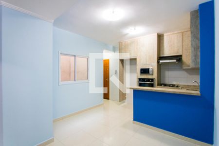 Sala de apartamento à venda com 2 quartos, 74m² em Vila Junqueira, Santo André