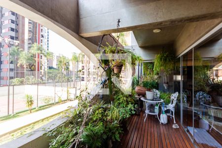 Varanda da Sala de apartamento à venda com 4 quartos, 240m² em Jardim, Santo André