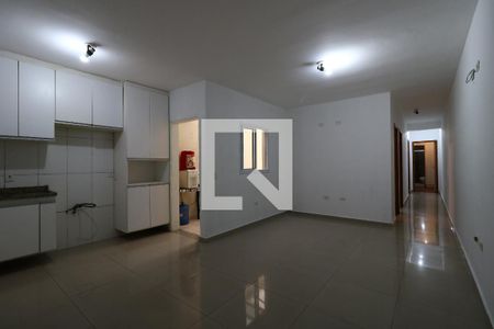 Sala de apartamento à venda com 3 quartos, 65m² em Vila Alzira, Santo André