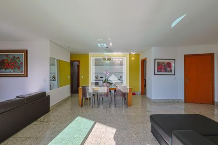 Sala de apartamento à venda com 4 quartos, 221m² em Silveira, Belo Horizonte