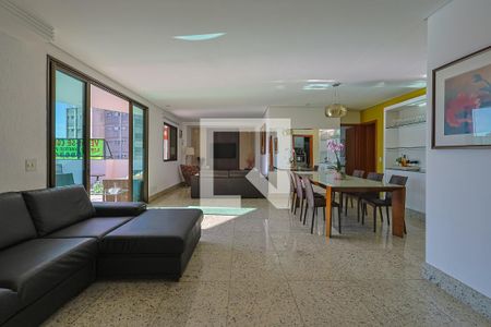 Sala de apartamento à venda com 4 quartos, 221m² em Silveira, Belo Horizonte