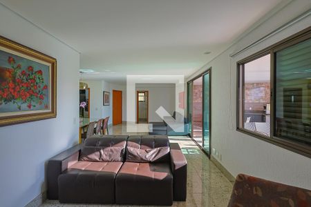 Sala de apartamento à venda com 4 quartos, 221m² em Silveira, Belo Horizonte