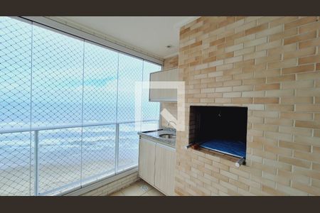Varanda da sala de apartamento para alugar com 2 quartos, 67m² em Mirim, Praia Grande