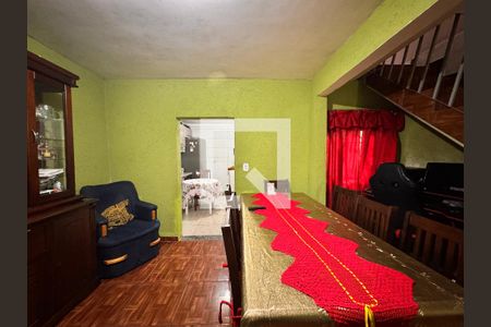 Sala de Jantar de casa à venda com 4 quartos, 125m² em Vila Tibiriçá, Santo André