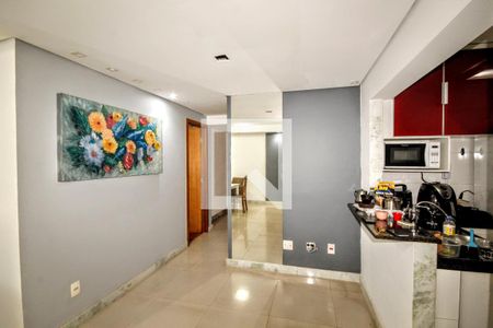 sala de apartamento à venda com 3 quartos, 80m² em Grajaú, Belo Horizonte