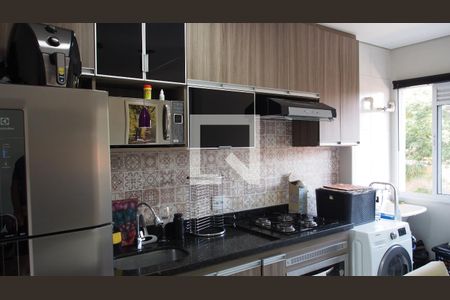 Cozinha e Área de Serviço de apartamento à venda com 2 quartos, 47m² em Parque Eloy Chaves, Jundiaí