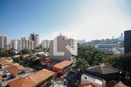 Vista da Sala de kitnet/studio à venda com 1 quarto, 28m² em Pinheiros, São Paulo