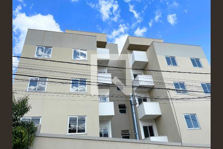 Fachada de apartamento à venda com 2 quartos, 52m² em Morro do Confisco, Contagem