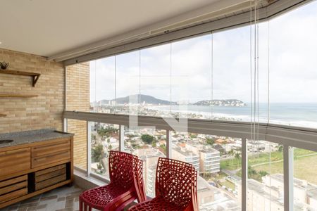 Varanda gourmet de apartamento para alugar com 3 quartos, 160m² em Jardim Tres Marias, Guarujá