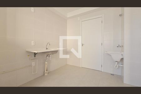 Cozinha de apartamento para alugar com 2 quartos, 36m² em Guarapiranga, São Paulo