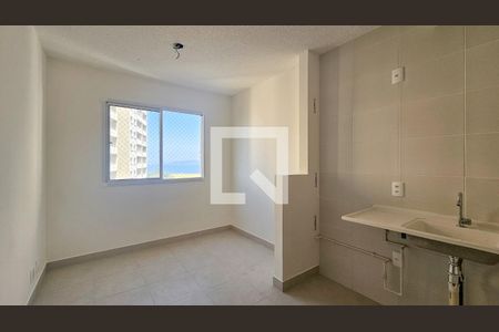 Sala / Cozinha de apartamento para alugar com 2 quartos, 36m² em Guarapiranga, São Paulo