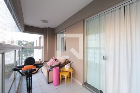 Varanda da Sala de apartamento à venda com 3 quartos, 108m² em Ouro Preto, Belo Horizonte