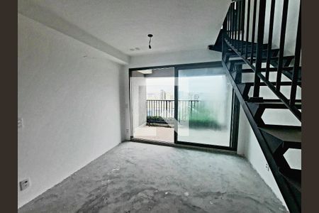 Sala de apartamento à venda com 1 quarto, 61m² em Indianópolis, São Paulo