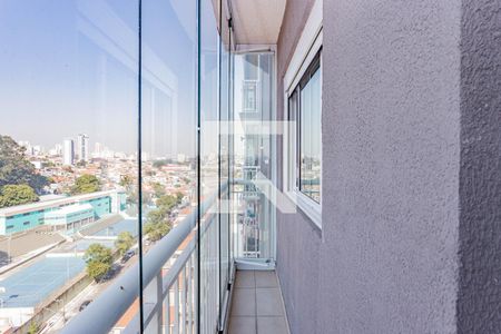 Varanda da Sala de apartamento para alugar com 2 quartos, 55m² em Vila Dom Pedro I, São Paulo