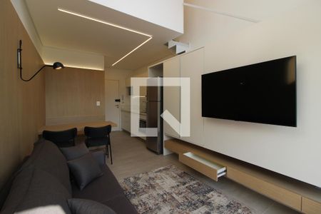 Sala de apartamento para alugar com 1 quarto, 45m² em Jardim das Bandeiras, São Paulo