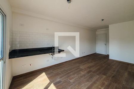sala/cozinha de apartamento à venda com 2 quartos, 47m² em Vila Clementino, São Paulo